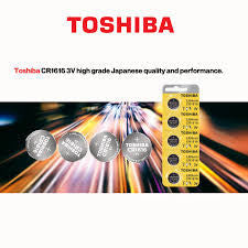 TOSHIBA  Toshiba CR1616 3V Lithium Coin Battery -100 Pack + FREE SHIPPING! 
